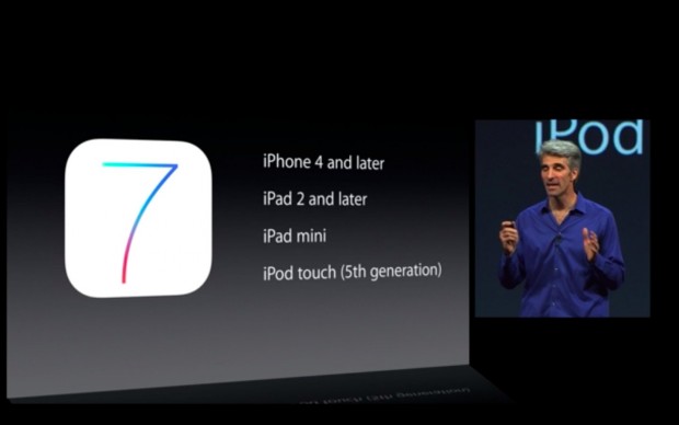 iOS 7 (Bild: Apple/Screenshot: Golem.de)
